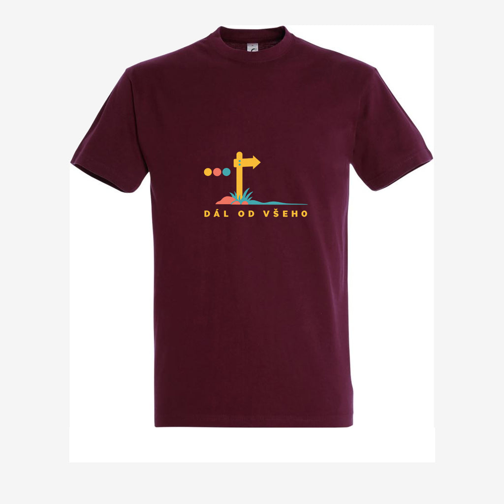 Dál od všeho - burgundy