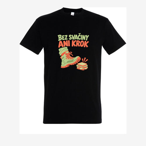 Bez svačiny ani krok - black