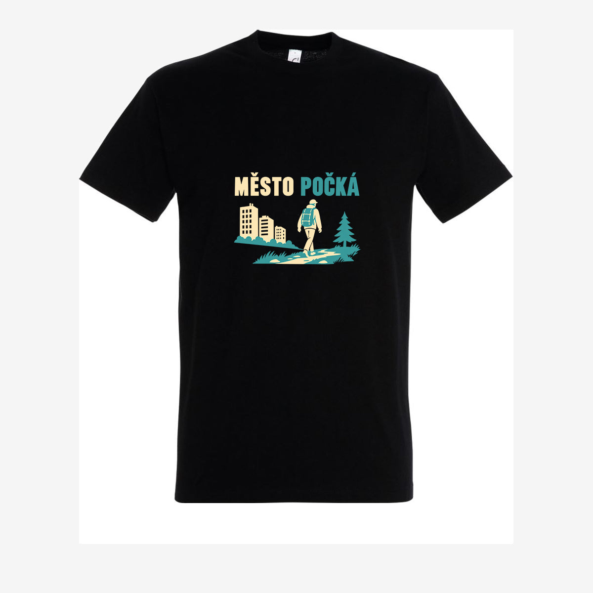 Město počká, Black pánské triko