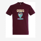 Dostupný jen venku, pánské triko - Vínová