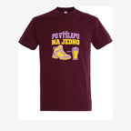 Po výšlapu na jedno, Burgundy pánské triko