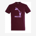 Pivo až dole, Burgundy pánské triko