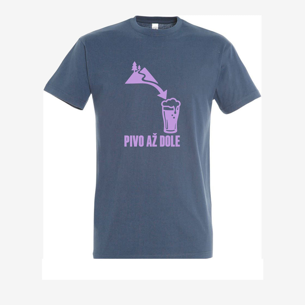 Pivo až dole, Denim pánské triko