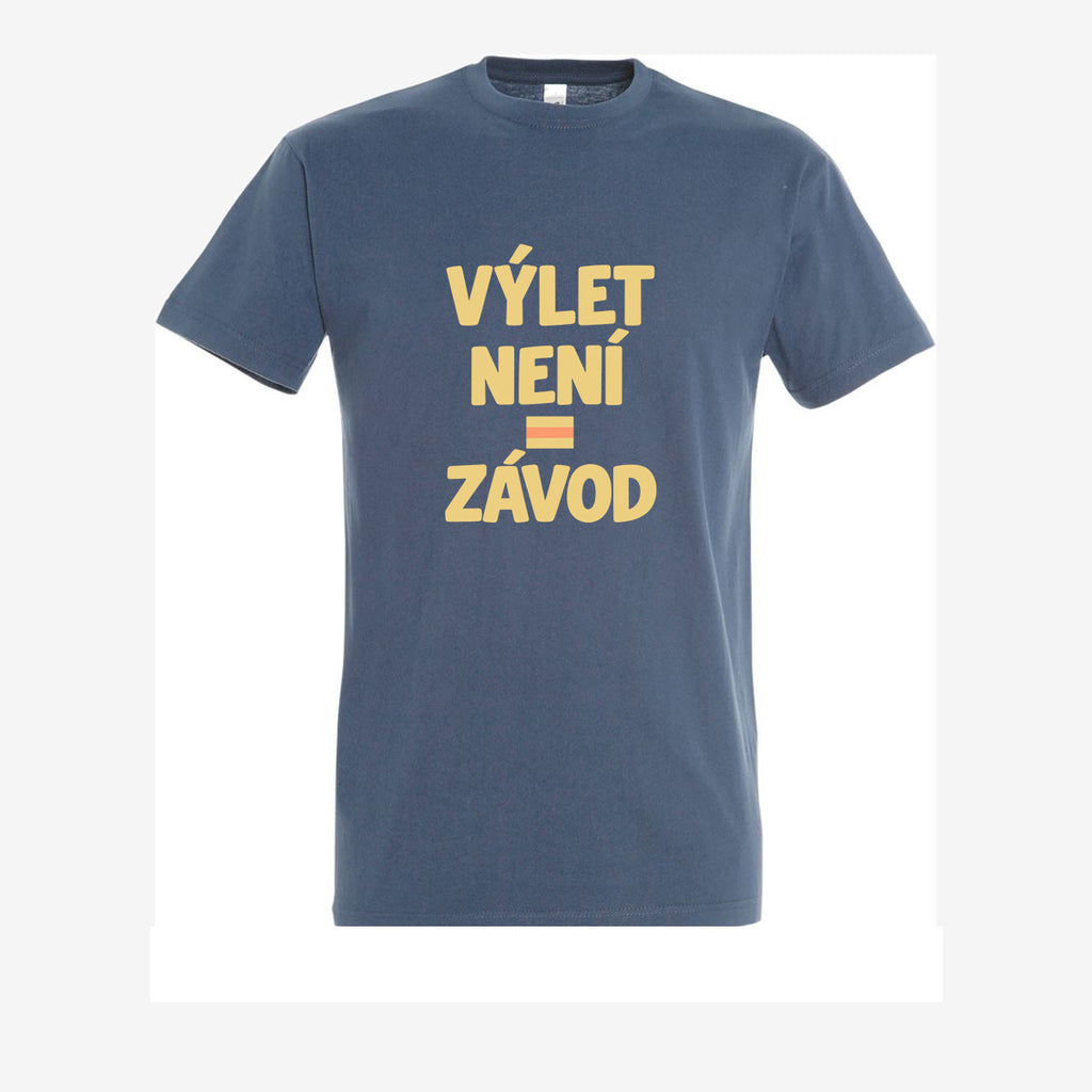 Výlet není závod, Denim pánské triko