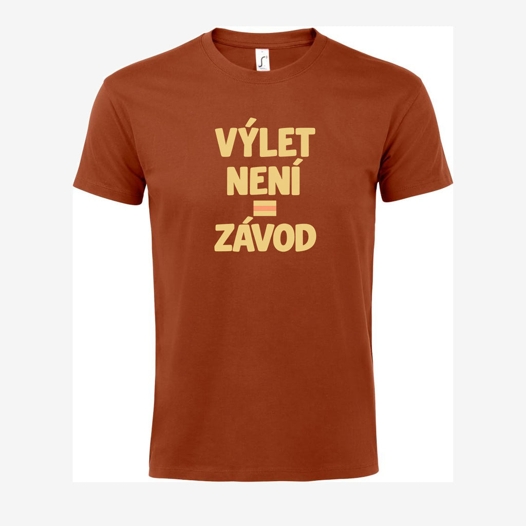 Výlet není závod, Terracotta pánské triko