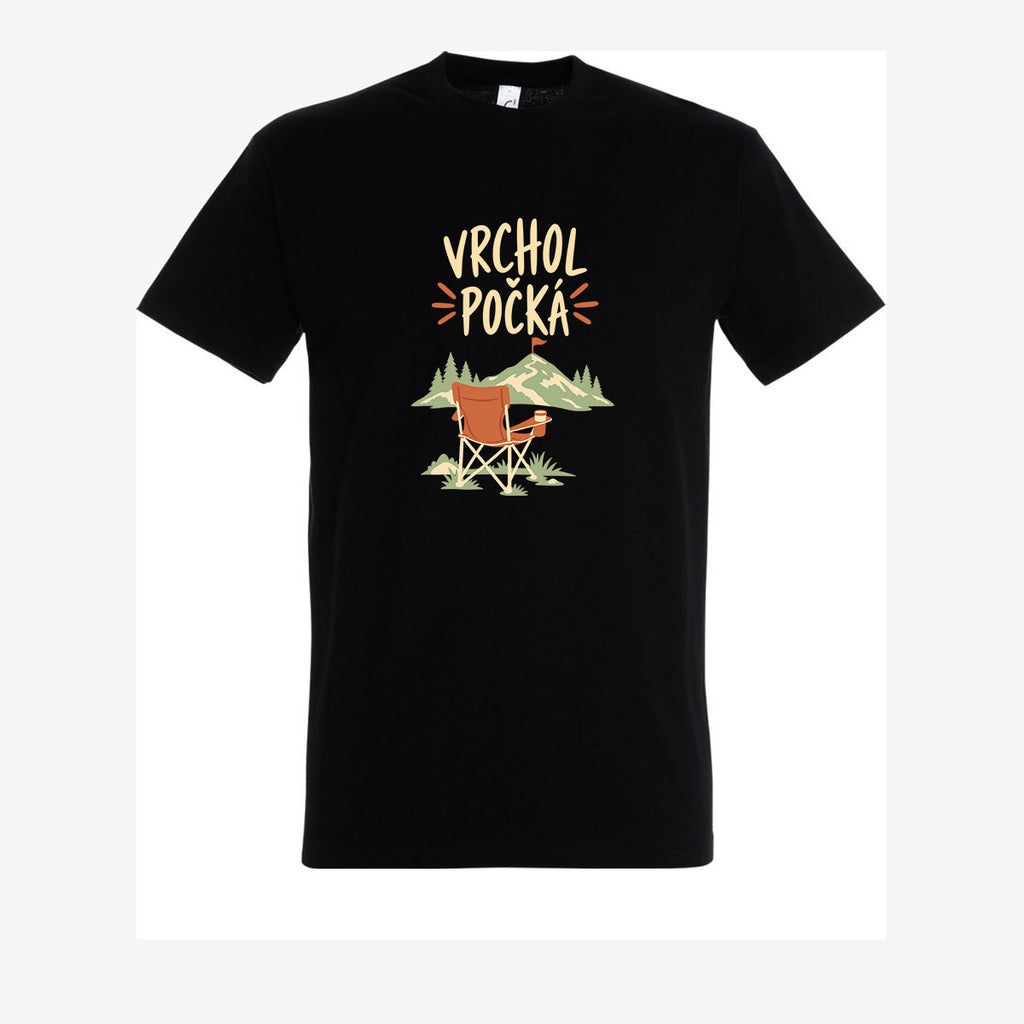 Vrchol počká, Black pánské triko
