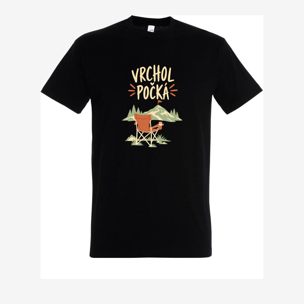 Vrchol počká, Black pánské triko