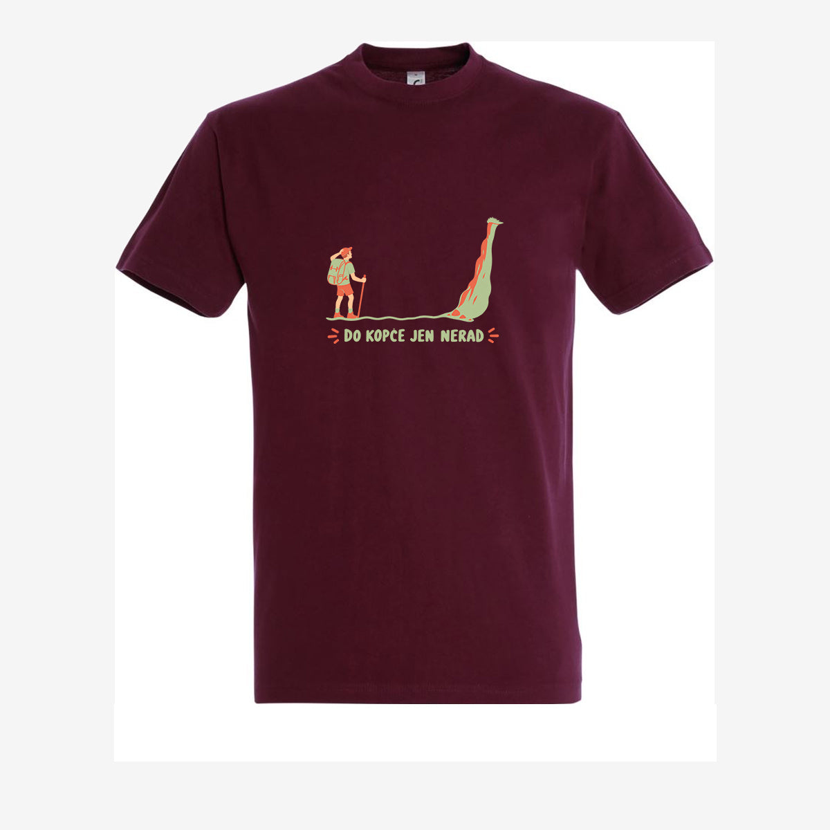 Do kopce jen nerad, Burgundy pánské triko