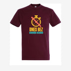 Dnes bez osobního rekordu, pánské triko - burgundy