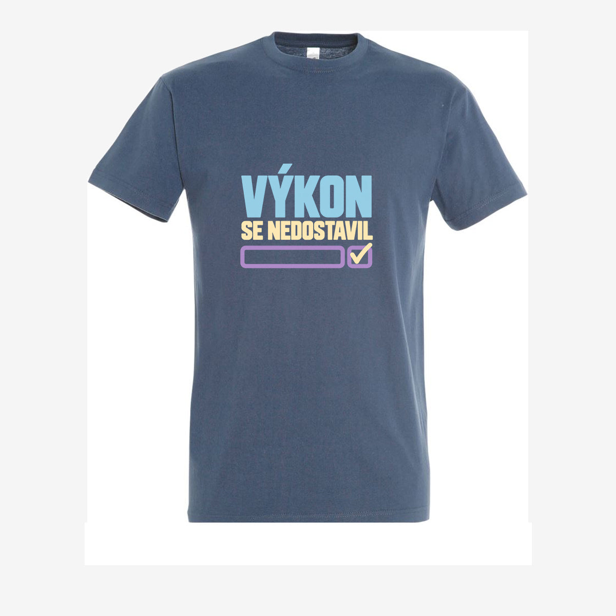 Výkon se nedostavil, pánské triko - denim