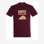 Kopec dočasně uzavřen, pánské triko - burgundy