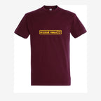 Oficiálně pomalu, pánské triko - burgundy