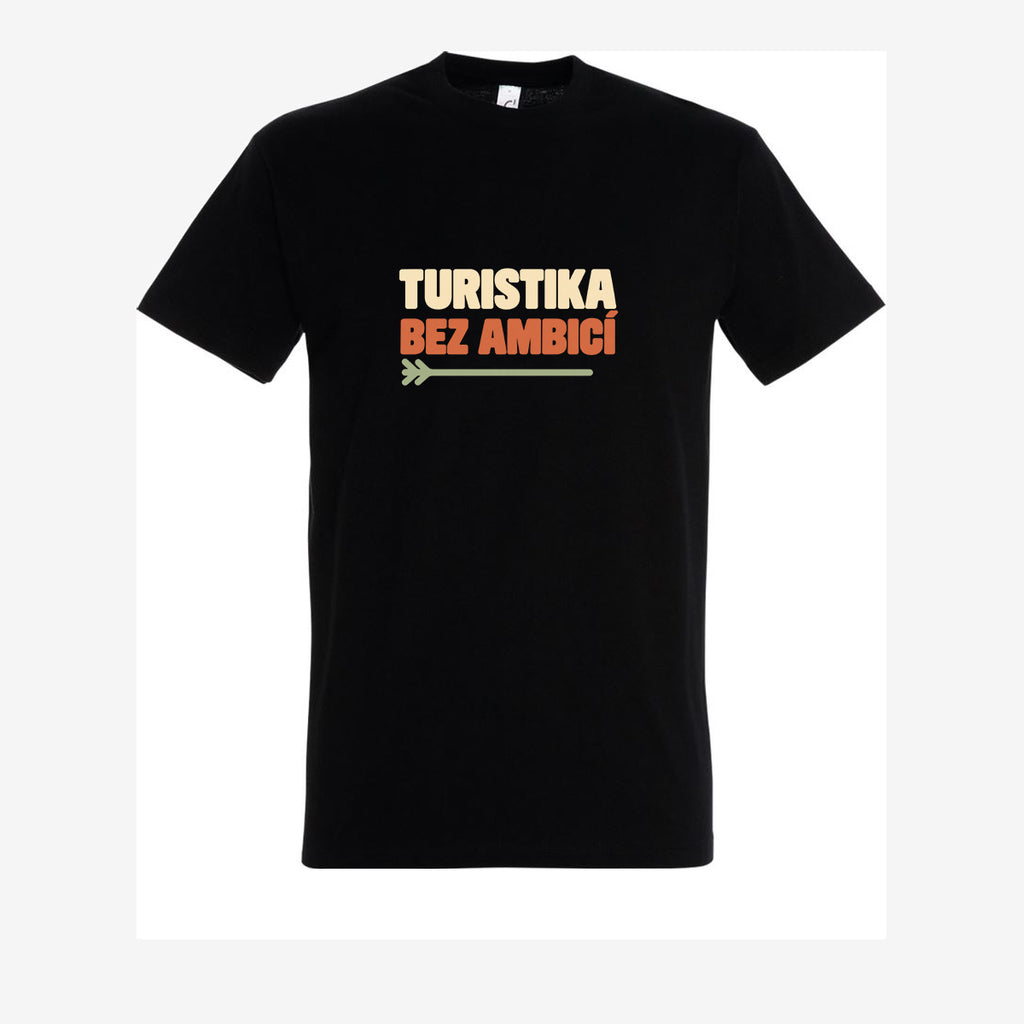 Turistika bez ambicí, pánské triko - black