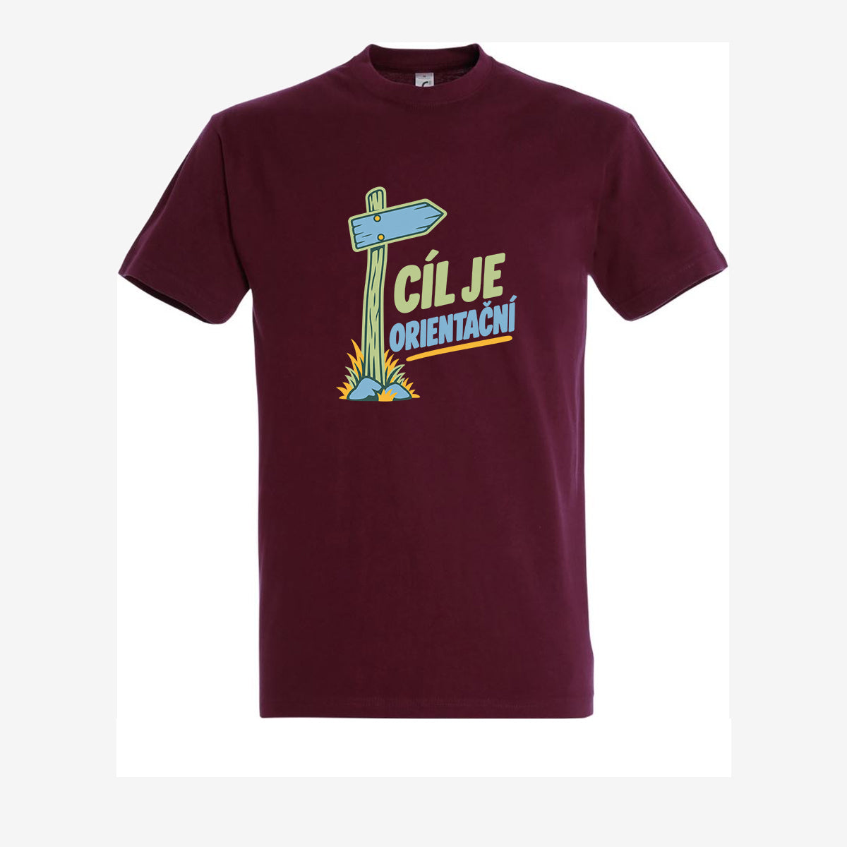 Cíl je orientační - burgundy