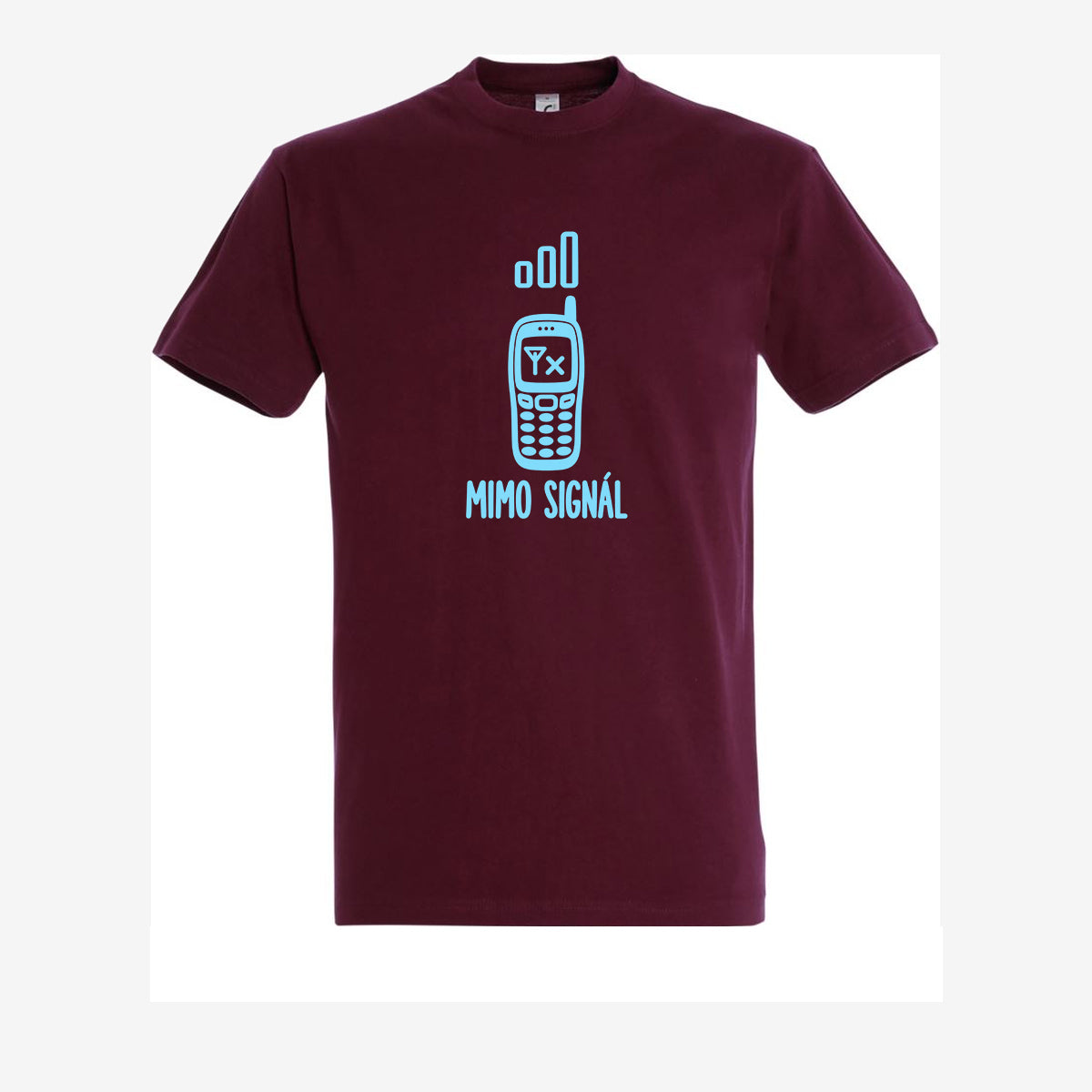 Mimo signál - burgundy