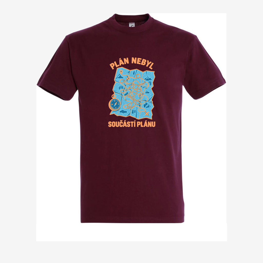Plán nebyl součástí plánu - burgundy