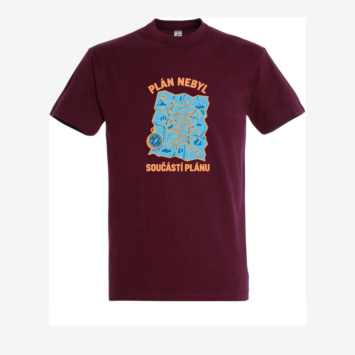 Plán nebyl součástí plánu - burgundy